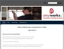 Tablet Screenshot of amyworks.com